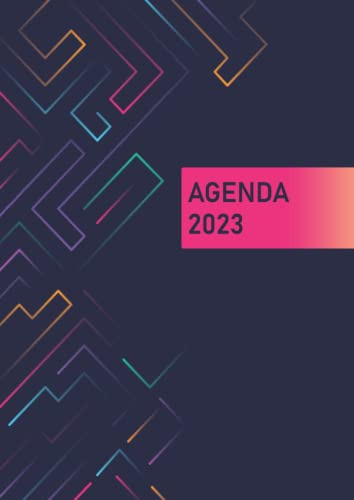 Agenda 2023 Dia Por Pagina A4: 12 Meses De Enero A Diciembre