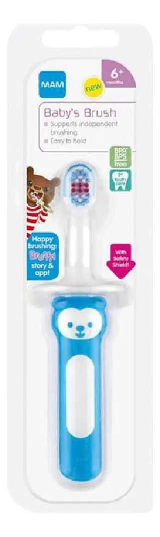 Escova Dental Infantil Extramacia Azul First Brush Mam