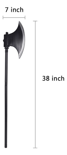 Armas: Disfraz Medieval De Grim Reaper, Hacha De Verdugo, Ba