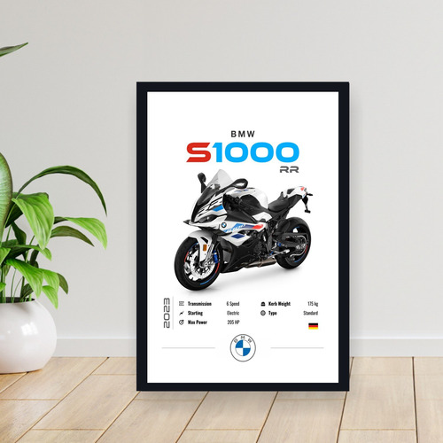 Cuadro 30x40 Moto Bmw S1000rr 2023