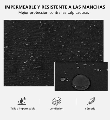 2 Pzs Delantal De Cocina Impermeables, Babero Chef