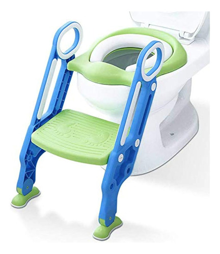 Orinal Asiento De Inodoro Con Taburete Escalera Ajustable Pa