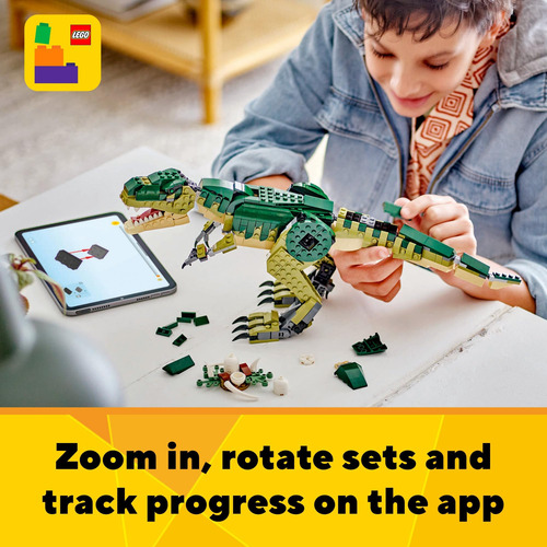 Lego Creator Juguete 3 En 1 T.rex, Se Transforma De T.rex A