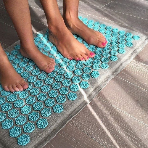 Imagen 7 de 9 de Yoga Mat Oliho Acupuntura Nails Colchoneta Masaje Acupresión