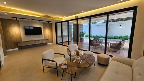 Apartamento En Venta Listo A Estrenar En Naco, Santo Domingo, 3 Habitaciones, Torre Moderna Con Área Social