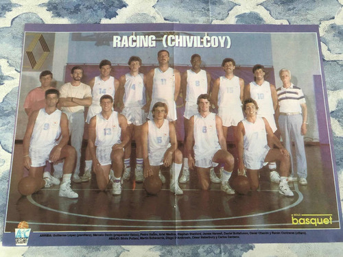 Póster Racing De Chivilcoy - Revista Solo Basquet !!