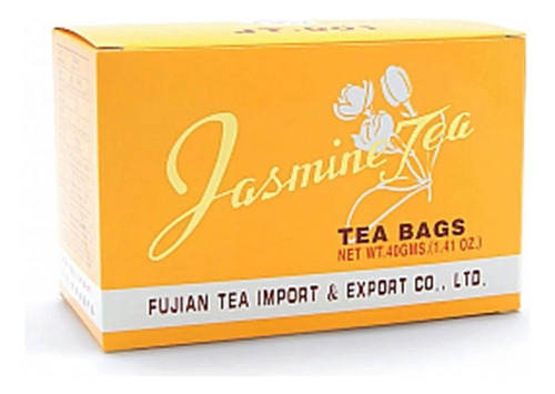 Chá De Flor Jasmin Jasmine Tea Fujian - 20 Sachês 2g 40g