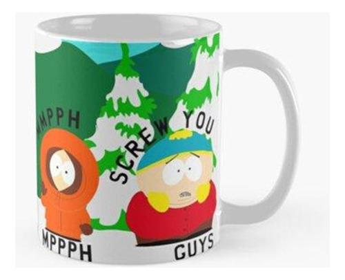 Taza South Park - Cartman, Kenny, Kyle, Stan Calidad Premium