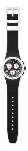Reloj Swatch Simpsons Halloween Unisex Cuarzo Negro