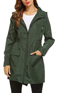 jaqueta capa de chuva feminina