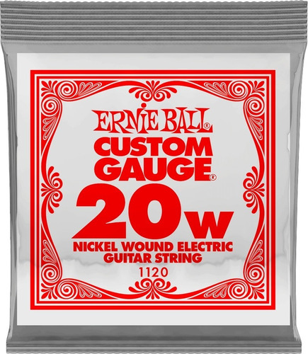 Pack De 6 Cuerdas Sueltas .020 Ernie Ball P01120