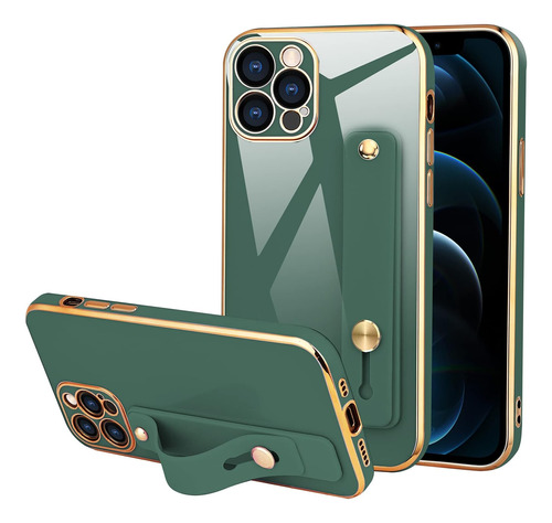 Funda Teaught Para iPhone 12 Pro Max Dark Green