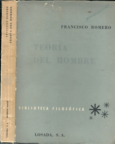 Teoría Del Hombre - Francisco Romero