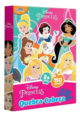 Quebra Cabeça 150 Peças Disney Princesas - Toy 8008
