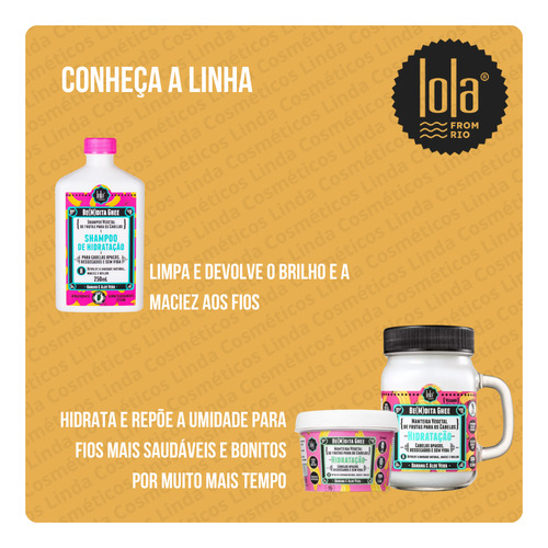 Lola Morte Subita Mascara + Cronograma 100ml + Óleo Açaí