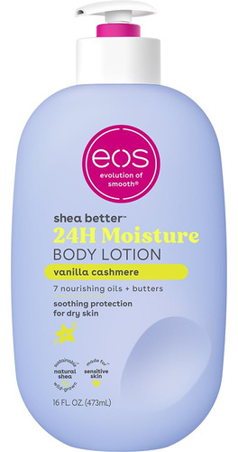Loção Corporal Eos Shea Better - Caxemira De Baunilha