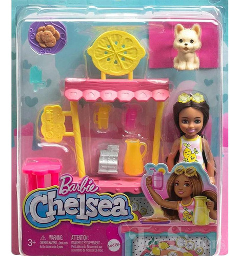 Muñeca Barbie Chelsea Puesto De Limonadas
