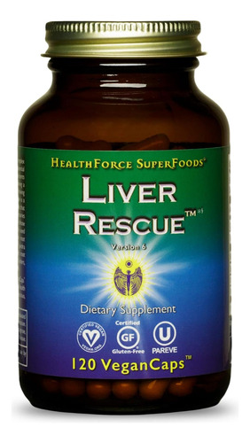 Healthforce Superfoods Liver Rescue Hígado X 120 Cáps