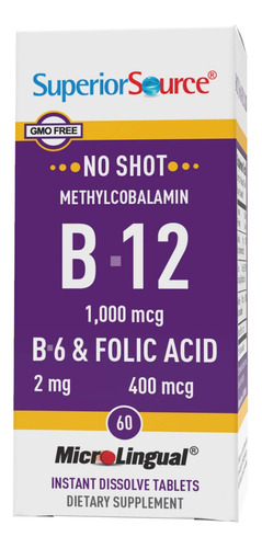 Fuente De Superior. Sin Shot Metilcobalamina Vitamina B12/b6