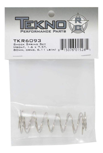 / C Tkr6093 Shck Primavera Conjunto Tekno R 1.6x7.5t 80mm Na