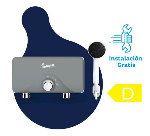 Terma Instantánea Rotoplas Express Silver 6.5 Psi