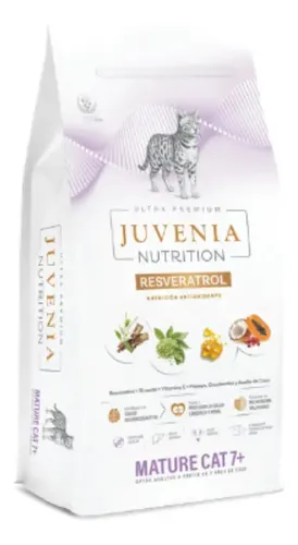 Alimento Gato Adulto Mature 7 + Resveratrol Juvenia 3kg