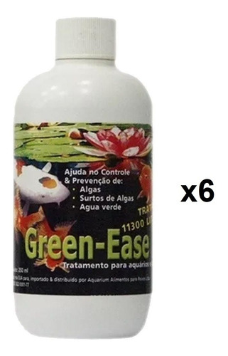 Kit Green-ease 250ml (até 11.300 L) Controle De Algas X6