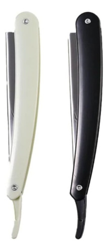 Navaja Barbero Magic Hojas Barberia Peluquería + 10 Hojillas Blanco