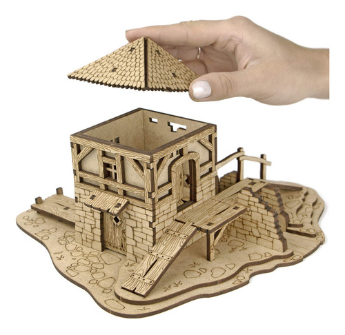 Terreno Modular D&d Towerrex Para Miniaturas 28mm Y 32mm