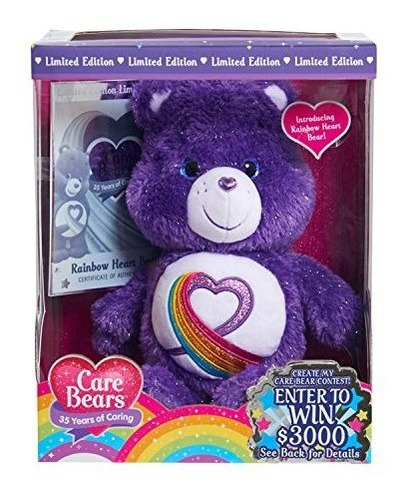 Just Play Care Bears Plush De 35 Años De Rainbow Heart.
