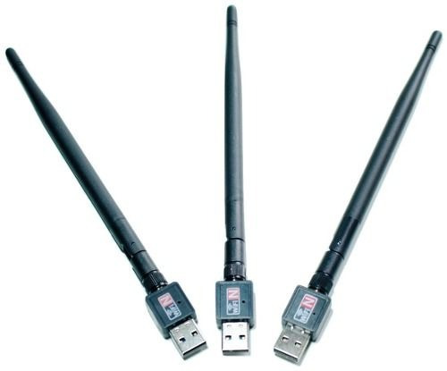 Imagem 2 de 6 de Kit 3 Adaptador Wireles 1200mbp S/ Fio Pc Not Receptora Wifi