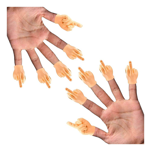Daily Portable Tiny Hands (letrero De Dedo Medio), Paquete D