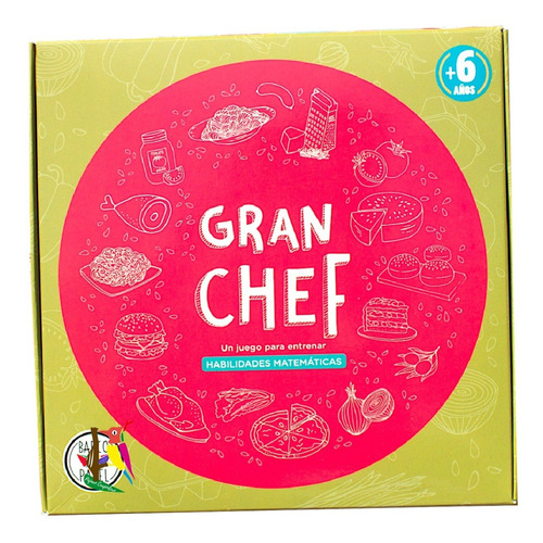 Juego Mesa Gran Chef Didáctico Operaciones Matematicas Niños