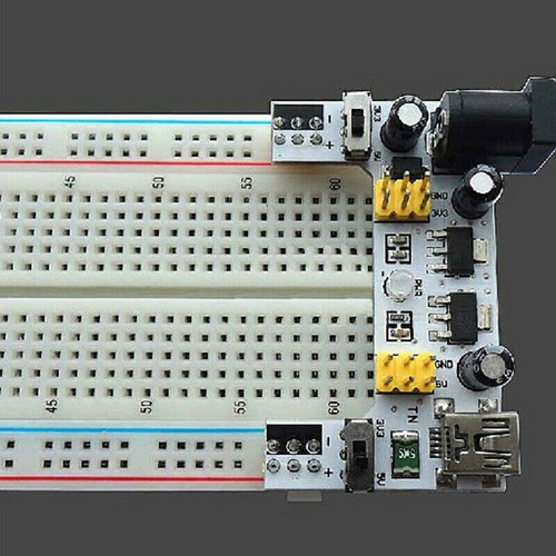 Imagen 8 de 10 de Módulos Fuentes De Alimentación De Placa De Pruebas Arduino