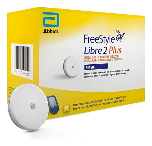 Sensor Freestyle Libre 2 Plus X 1 Parche Amarillo
