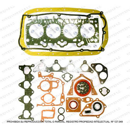 Kit Empaquetadura Motor Para Kia Sportage Pro 2.0 2005 2009