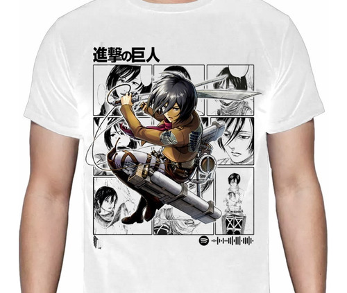 Shingeki No Kyojin - Attack On Titan Mikasa 1 - Polera Anime