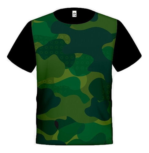 Playera Estampada Camuflaje 1/2 Full Print. Pl-0520-04