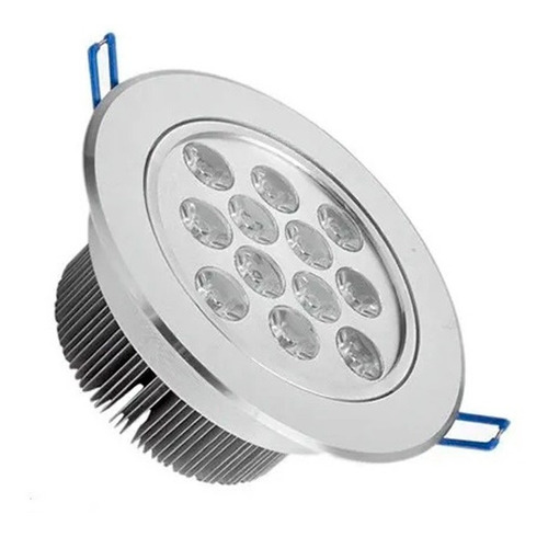 Foco Led Embutido 12w Redondo Luz Cálida O Fría - Sumatel