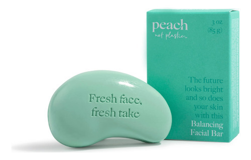 Peach Not Plastic Limpiador Facial | Jabn Facial Equilibrado