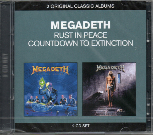 Megadeth Rust In Peace Countdown To Extinction - Metallica