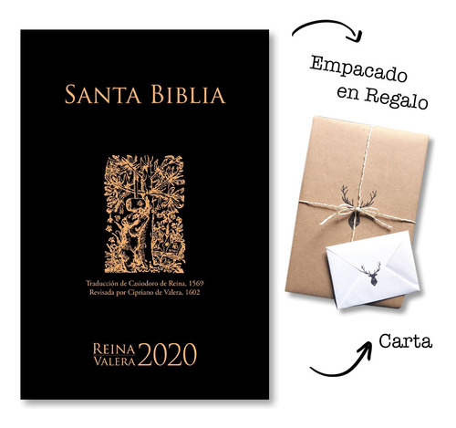 Biblia Rvr 2020 Misionera Rustica Negra