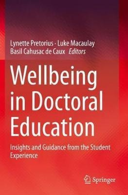 Libro Wellbeing In Doctoral Education : Insights And Guid...