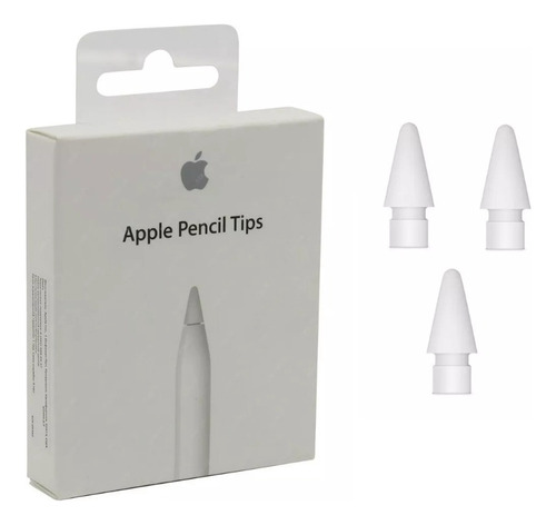 Punta Repuesto Apple Pencil 1 Y 2 Tip Lapiz 3 Pack Original