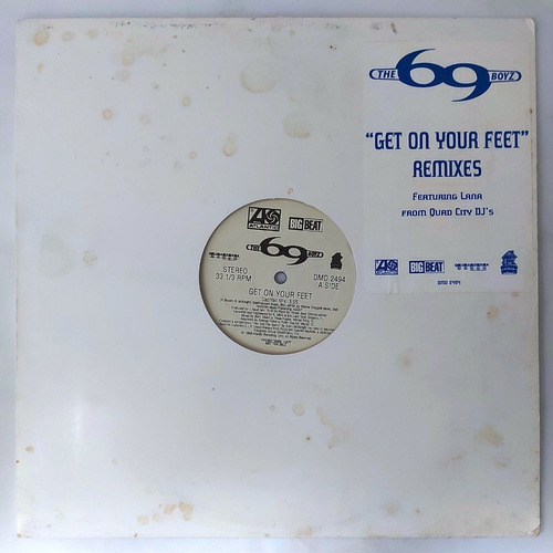 The 69 Boyz - Get On Your Feet (remixes) Single Imp Usa Lp