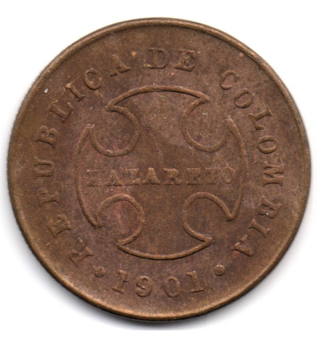 Lazareto 20 Centavos 1901