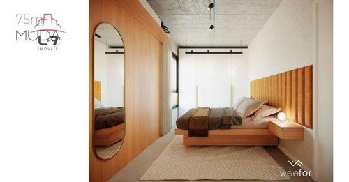 Imagem 13 de 14 de Apartamento Com 3 Dormitórios À Venda, 74 M² Por R$ 662.016,64 - Água Verde - Curitiba/pr - Ap1174