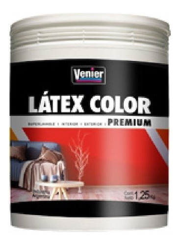 Latex Color Venier 1kg Premium Int/ext +14colores Lavable