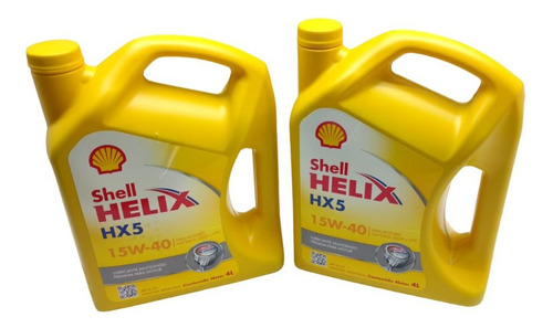 Aceite Helix Hx5 Mineral 15w40 X 4 Litros X 2 Unidades
