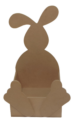 Caja Fibrofácil Conejo Pascua Para Pintar X12 Unidades